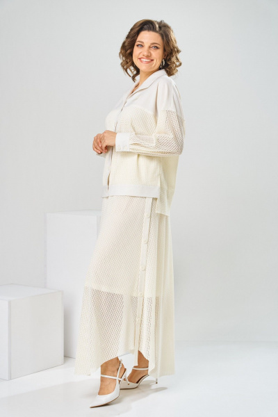 Жакет, юбка Romanovich Style 2-2856 молочный - фото 7
