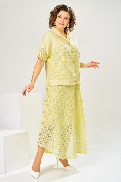 Жакет, юбка Romanovich Style 2-2904 желтый - фото 2