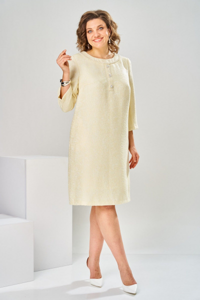 Платье Romanovich Style 1-2589 молочный - фото 4