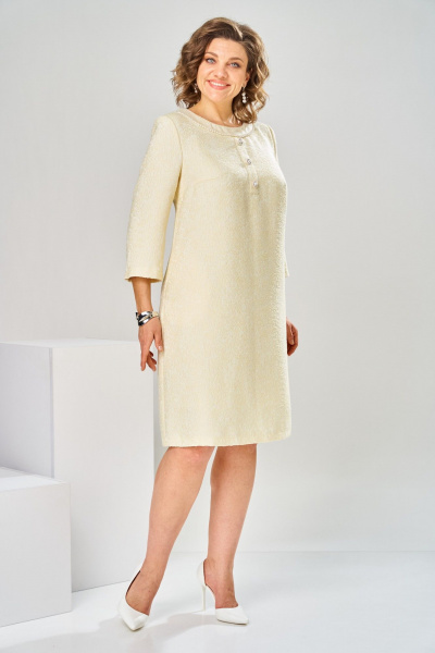 Платье Romanovich Style 1-2589 молочный - фото 3