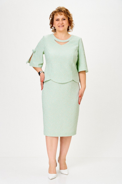 Платье Romanovich Style 1-2906 мята - фото 2