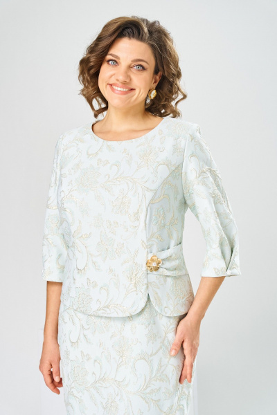 Платье Romanovich Style 1-2537 светло-голубой - фото 6