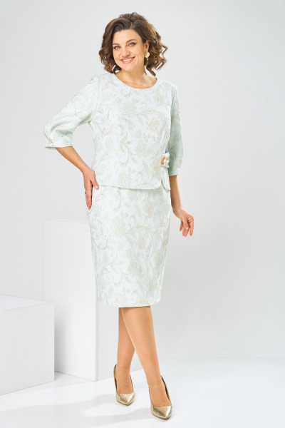 Платье Romanovich Style 1-2537 светло-голубой - фото 3