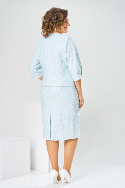 Платье Romanovich Style 1-2537 голубой-1 - фото 8