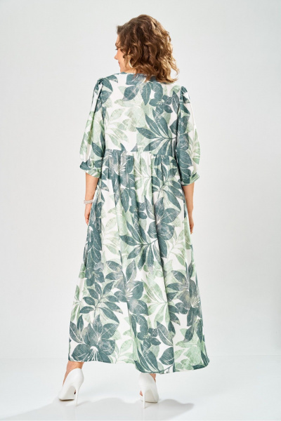 Платье AXXA 55234 оливковый - фото 6