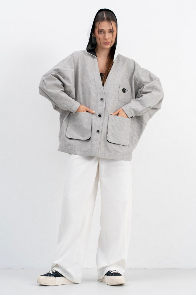 Куртка Luna М-273 серый - фото 10