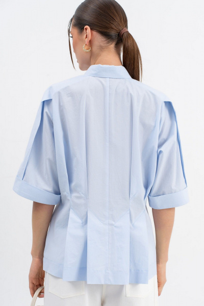 Рубашка Luna М-282 голубой - фото 5