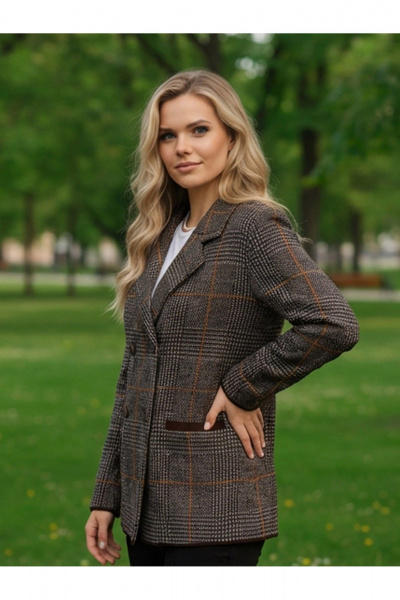 Жакет Belange 2661 шоколадный - фото 8