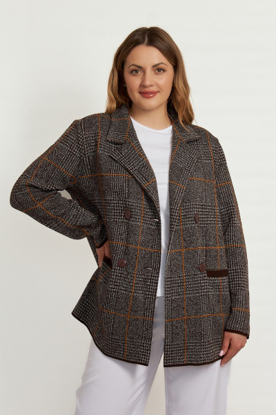 Жакет Belange 2661 шоколадный - фото 2