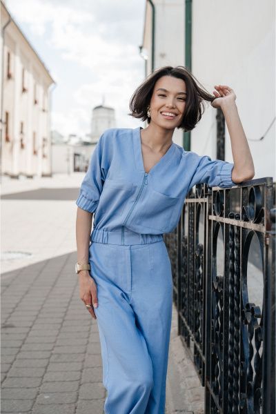 Брюки, куртка iLOKA 25ILor5 голубой - фото 4