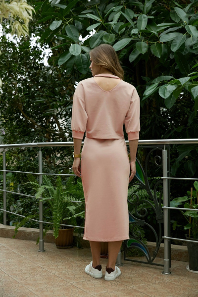 Джемпер, юбка iLOKA 26ILci3 розовый - фото 2