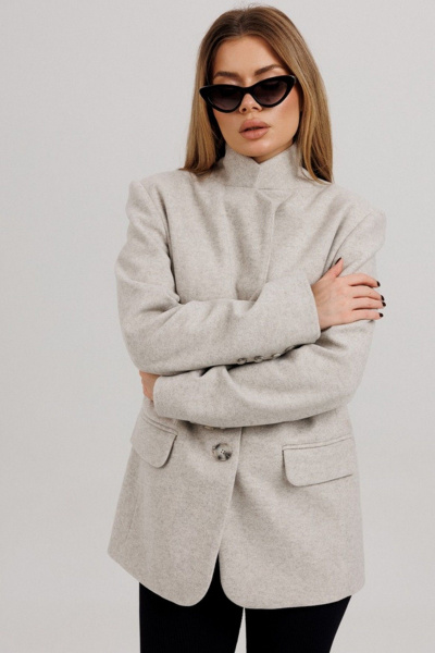 Жакет Faufilure C591 бежевый - фото 4