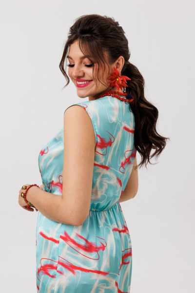 Платье Anelli 1645 кораллы_в_море - фото 5