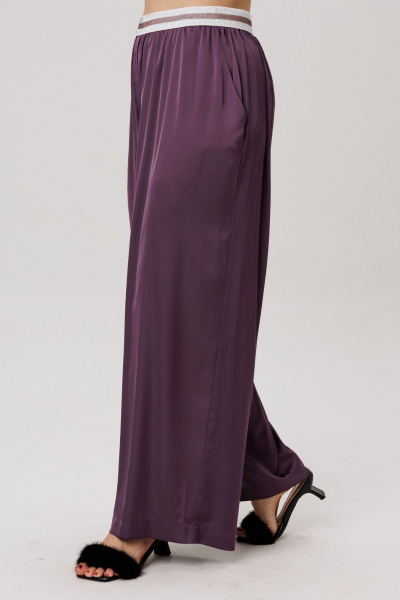 Брюки Anelli 1734 сливовый - фото 4