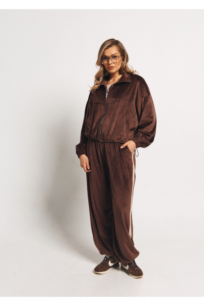 Брюки, джемпер Verita 2449 шоколад - фото 4