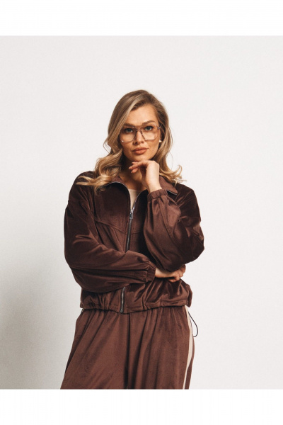 Брюки, джемпер Verita 2449 шоколад - фото 2