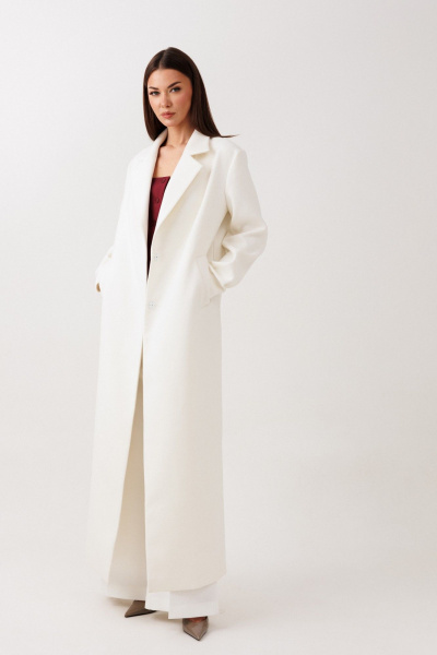 Пальто V&N Fashion 1122 белый - фото 8