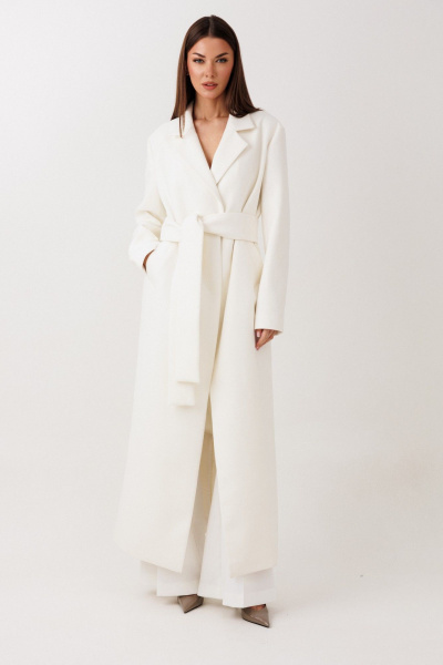 Пальто V&N Fashion 1122 белый - фото 2