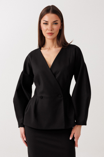 Жакет, юбка V&N Fashion 1115 черный - фото 1