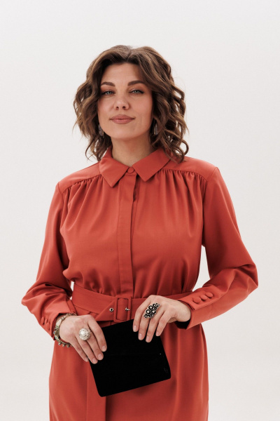 Платье Anelli 1834 тигровая-лилия - фото 10