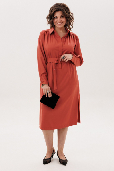 Платье Anelli 1834 тигровая-лилия - фото 9