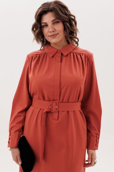 Платье Anelli 1834 тигровая-лилия - фото 8