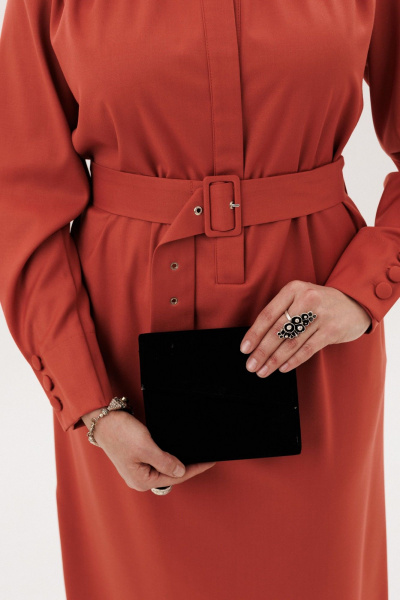 Платье Anelli 1834 тигровая-лилия - фото 7