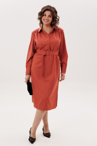 Платье Anelli 1834 тигровая-лилия - фото 6