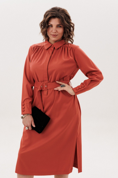 Платье Anelli 1834 тигровая-лилия - фото 2