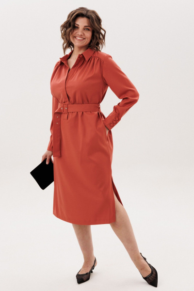 Платье Anelli 1834 тигровая-лилия - фото 1