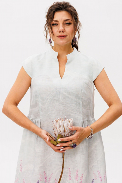 Платье Anelli 1424.1 лавандовый-аромат - фото 9