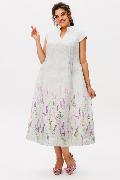 Платье Anelli 1424.1 лавандовый-аромат - фото 1