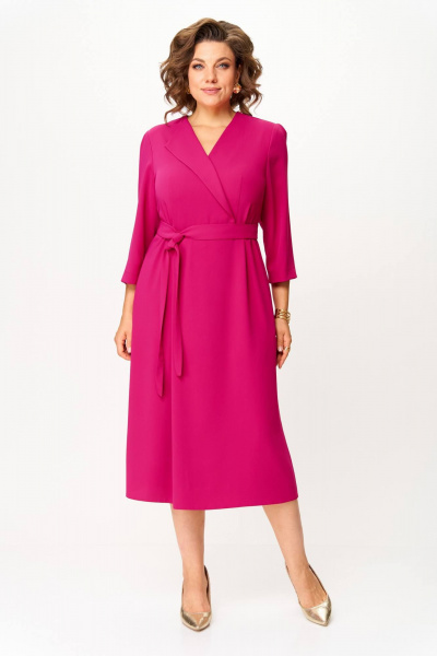 Платье Slaviaelit 557 малиновый - фото 7