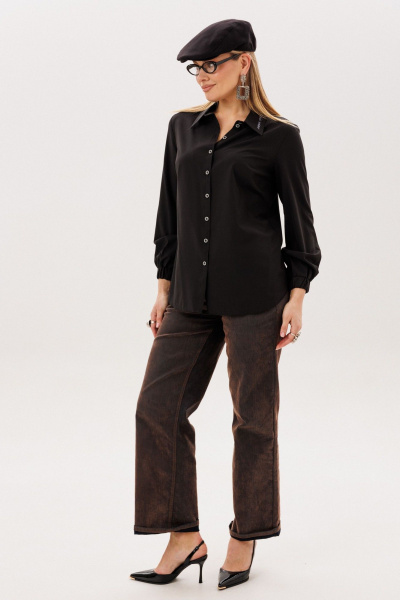 Рубашка Anelli 1833 нуар - фото 7