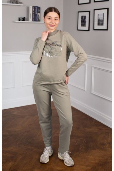 Брюки Купалинка 654618.158-164 зеленый - фото 1