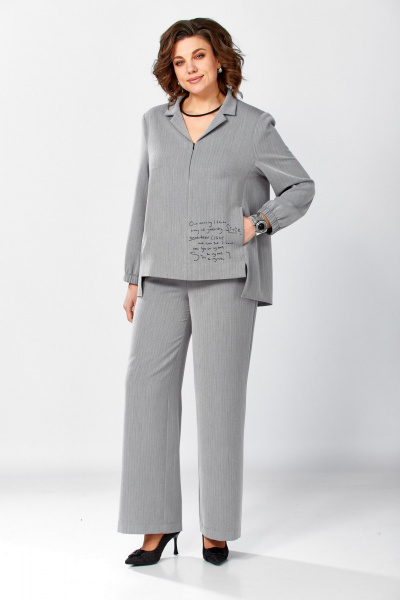 Блуза, брюки ZigzagStyle 627 елочка - фото 1