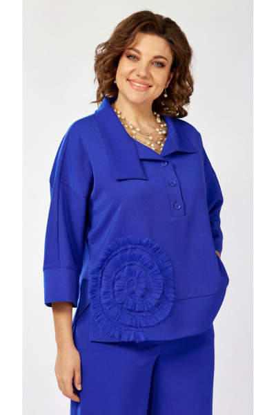 Блуза, брюки ZigzagStyle 559-2 василек - фото 2