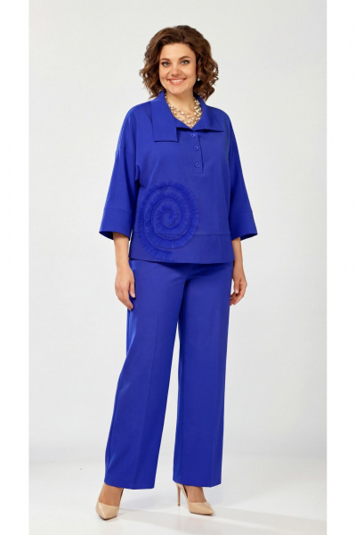 Блуза, брюки ZigzagStyle 559-2 василек - фото 3