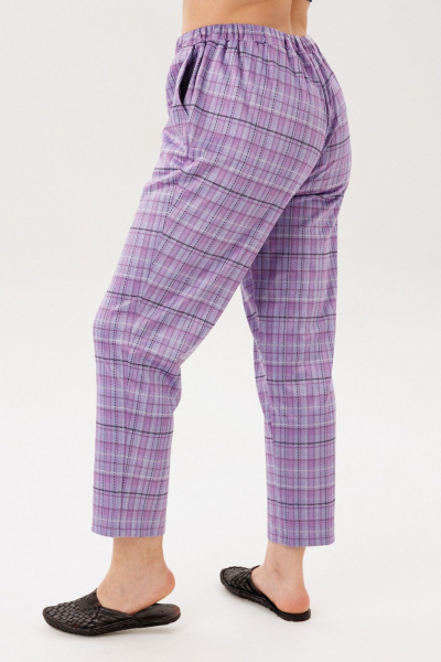 Брюки, жакет Anelli 1706 лавандовая_история - фото 4