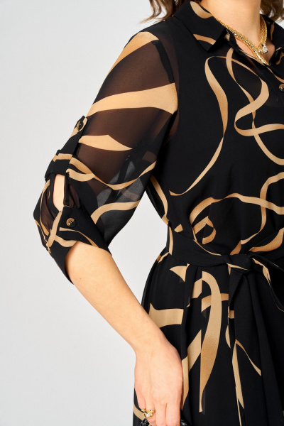 Платье EVA GRANT 7046 принт_ленты - фото 9