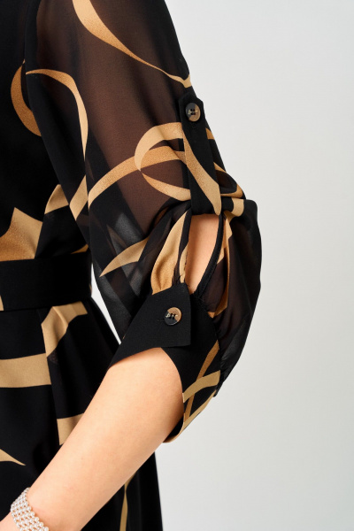 Платье EVA GRANT 7046 принт_ленты - фото 7