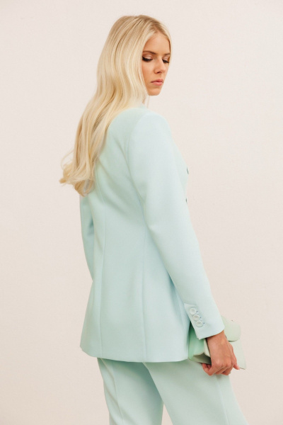 Брюки, жакет KOKOdea 30014 светло-бирюзовый - фото 3