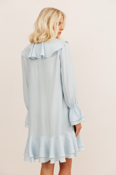 Платье KOKOdea 70018 голубой - фото 4