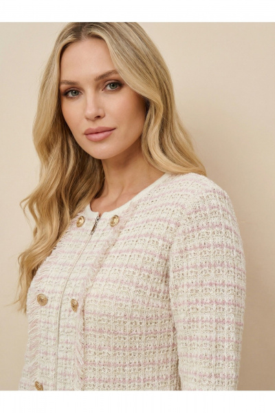 Жакет Belange 3302 молочно-пудровый - фото 4