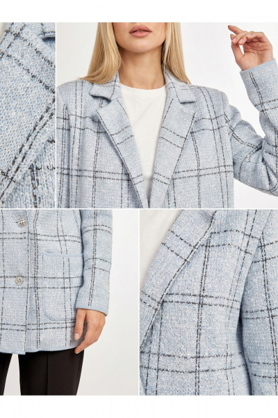 Жакет Belange 3043 голубой - фото 5