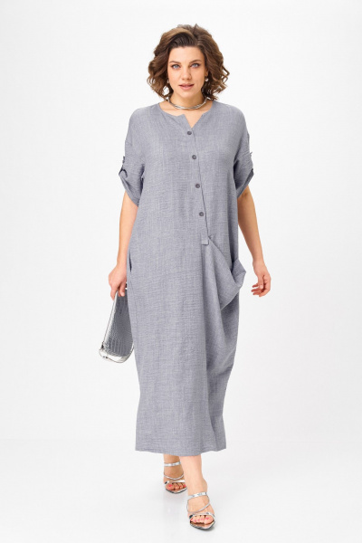 Платье Michel chic 2094/4 серый - фото 7