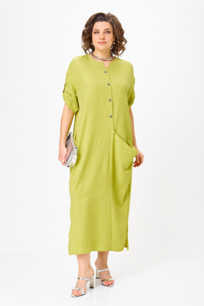 Платье Michel chic 2094/4 фисташка - фото 2