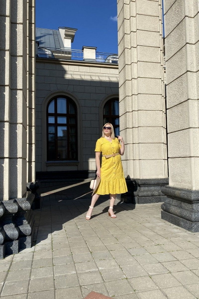 Платье Karina deLux B-435Б желтый - фото 2