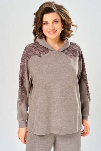 Брюки Диомант 2147 капучино - фото 8