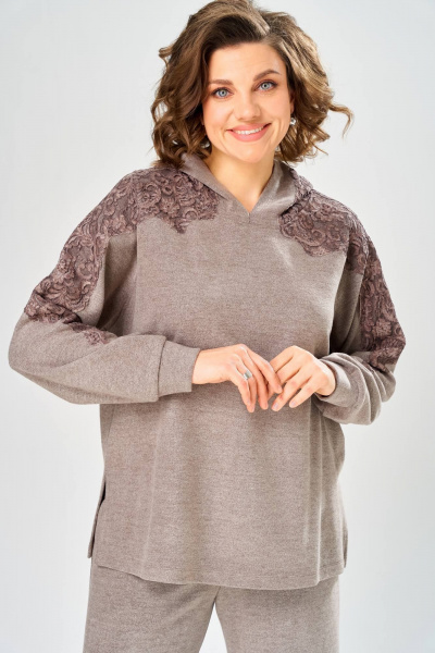 Брюки Диомант 2147 капучино - фото 7